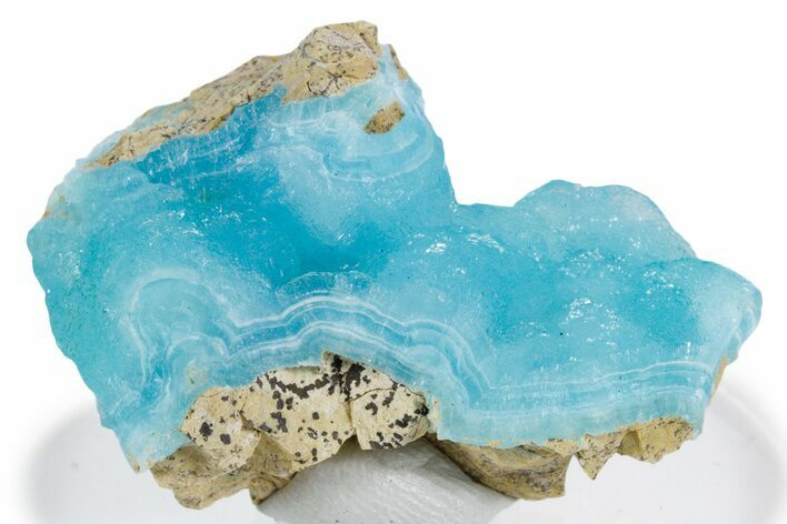Glistening Sky-Blue Hemimorphite - Congo #348562